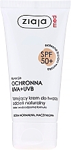 Normal Skin Energizing Face Cream SPF 50+ - Ziaja Med Toning Face Cream Natural Shade UVA+UVB — photo N1