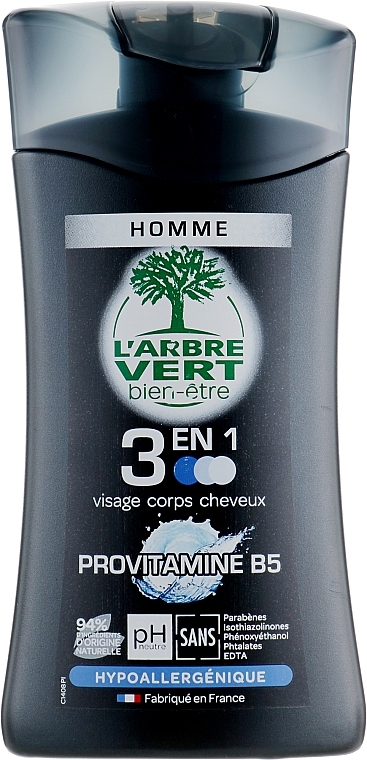 3in1 Cream Shower Gel 'Provitamin B5' - L'Arbre Vert Cream Shower Gel — photo N11
