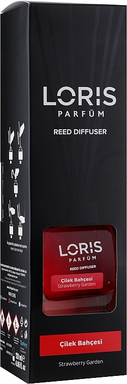 Strawberry Garden Reed Diffuser - Loris Parfum Reed Diffuser Strawberry Garden — photo N3