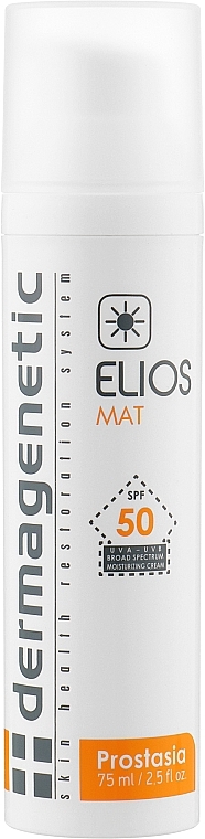 Mattifying Sun Cream - Dermagenetic Elios Mat SPF50 3in1 UVA/UVB — photo N1