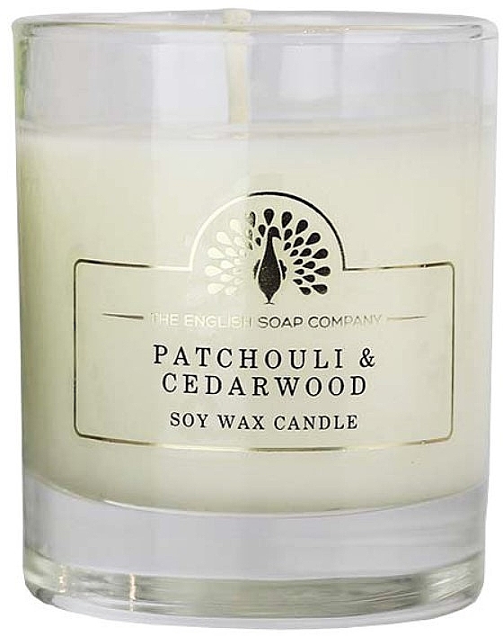 Scented Candle - The English Soap Company Patchouli and Cedarwood Scented Candle — photo N1