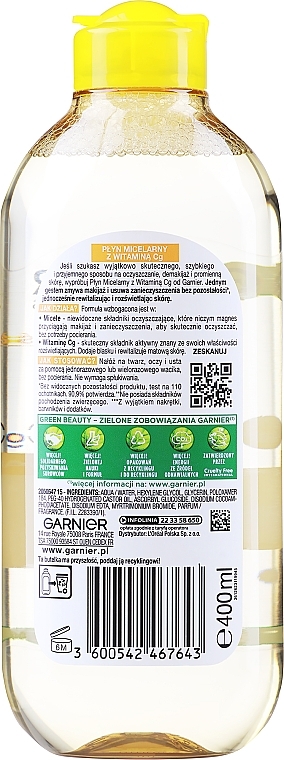 Vitamin Micellar Water - Garnier Skin Naturals — photo N2