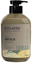 Volume Boosting Hair Balm Vegetable Proteins and Aloe, with dispenser - Ecolatier Urban Volume Hair Balm — photo N1