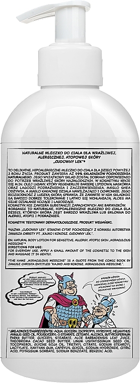 Kids Body Milk Kaiko and Kokosh "Wonderful Medicine" - 4Organic Natural Body Milk For Sensitive Skin — photo N25