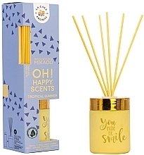 Tropical Summer Reed Diffuser - La Casa de Los Aromas Mikado Oh! Happy Scents Reed Diffuser — photo N1