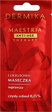 Repairing Face Mask with 0.25% Pure Retinol - Dermika Maestria Anti-age Therapy — photo N1