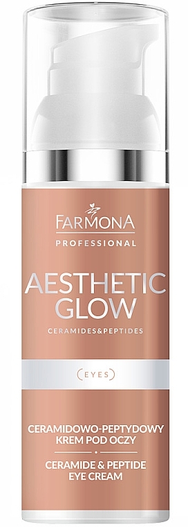 Ceramide-Peptide Eye Cream - Farmona Professional Aesthetic Glow Ceramide & Peptide Eye Cream — photo N1