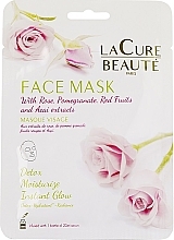 Fragrances, Perfumes, Cosmetics Face Mask with Rose & Pomegranate Extracts - La Cure Beaute Face Mask