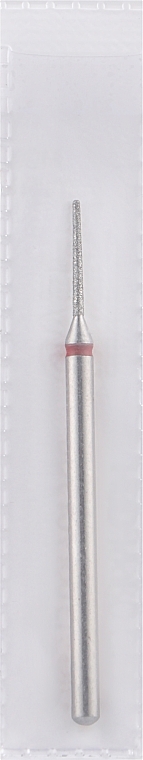 Diamond Nail File Drill Bit, frustum, L-10 mm, 1.0 mm, red - Head The Beauty Tools — photo N10