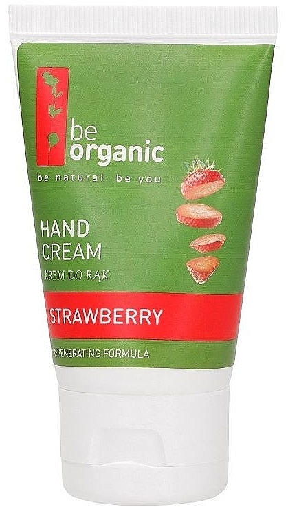 Strawberry Hand Cream - Be Organic Hand Cream Strawberry — photo N1