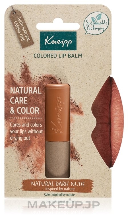 Lip Balm - Kneipp Natural Care & Color — photo Dark Nude