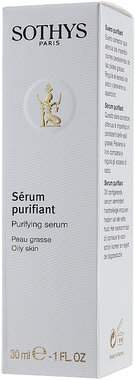 Cleansing Sebum-Regulating Serum - Sothys Purifying Serum Oily Skin — photo N3