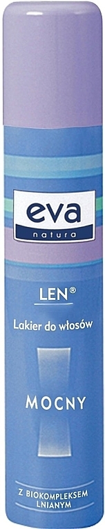 Strong Hold Hair Spray "Flax" - Eva Natura — photo N19