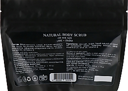 Natural Salt Body Scrub "Lime" - Enjoy & Joy Enjoy Eco Lime Body Scrub — photo N2