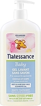 Body & Hair Cleansing Gel - Natessance Baby Body & Hair Soap-Free Cleansing Gel — photo N2