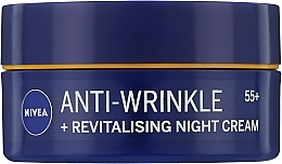 Fragrances, Perfumes, Cosmetics Night Cream "Youth Energy + Revitalization" 55+ - NIVEA Anti-Wrinkle Revitalizing Night Cream 55+