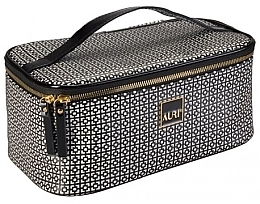 Fragrances, Perfumes, Cosmetics Makeup Bag - Auri Simple Black & White XL