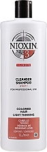 Cleansing Shampoo - Nioxin System 3 Cleanser Shampoo Step 1 Colored Hair Light Thinning — photo N2