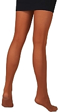 Tina Soft Touch Tights 40 Den, gingerbread - MONA — photo N2