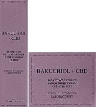Fragrances, Perfumes, Cosmetics Set - London Botanical Laboratories Bakuchiol + Bakuchiol (Serum/30ml + cr/50ml)