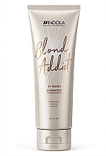 Fragrances, Perfumes, Cosmetics Blonde Shampoo for All Hair Types - Indola Blond Addict Shampoo