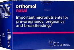 Fragrances, Perfumes, Cosmetics 30-Day Vitamins Probiotic tablets + granules - Orthomol Natal