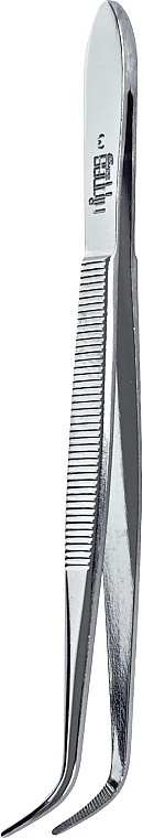 Curved Tweezers, 10 cm - Nippes Solingen Tick Tweezer 3E — photo N1