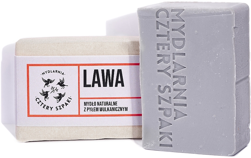 Natural Volcanic Ash Soap - Cztery Szpaki With Volcanic Ash Soap — photo N25