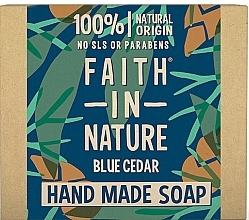 Fragrances, Perfumes, Cosmetics Blue Cedar Hand Soap - Faith In Nature Blue Cedar Hand Made Soap