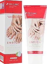 Repairing Foot Cream with Hyaluronic Acid - 3W Clinic Enrich Lovely Foot Treatment — photo N1