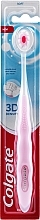 Toothbrush, soft, white and pink - Colgate 3D Density Soft Toothbrush — photo N3