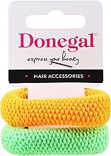 Fragrances, Perfumes, Cosmetics Hair Ties FA-5642, yellow + green - Donegal