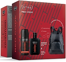 STR8 Red Code - Set (edt/100ml + deo/150ml + backpack) — photo N1