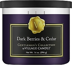 Fragrances, Perfumes, Cosmetics Scented Candle "Dark Berries & Cedar" - Village Candle Gentlemens Dark Berries & Cedar