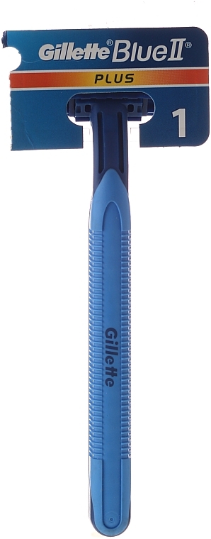 Disposable Shaving Razor, 1 pc - Gillette Blue II Plus — photo N4
