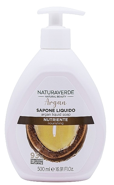 Liquid Hand Soap with Argan Oil - Naturaverde Argan Liquid Soap — photo N1