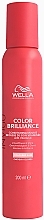 Fragrances, Perfumes, Cosmetics Vitaminizing Leave-In Mousse-Conditioner for Colored Hair - Wella Professionals Invigo Color Brilliance Conditioning Mousse