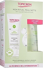 Fragrances, Perfumes, Cosmetics Cleansing & Mattifying Set - Topicrem AC (f/cr/40ml + f/gel/75ml)