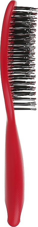 Kids Hair Brush "Spider", 12 rows, glossy, red - I Love My Hair — photo N7