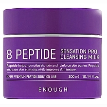 Fragrances, Perfumes, Cosmetics Peptide Face Cleansing Milk - Enough 8 Peptide Sensation Pro Cleansing Milk