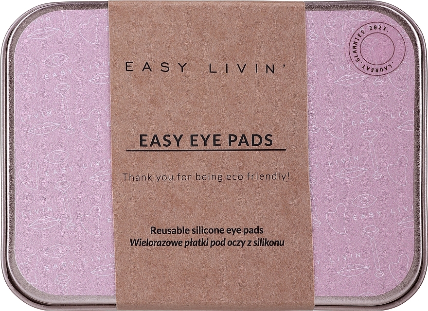 Reusable Silicone Eye Patch - Easy Livin Easy Eye Pads — photo N1