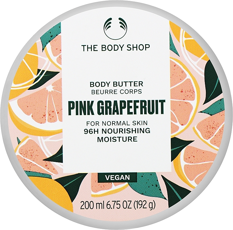 Body Butter - The Body Shop Pink Grapefruit 96H Nourishing Moisture Body Butter — photo N9