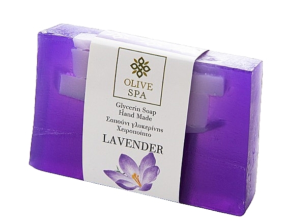 Lavender Glycerin Soap - Olive Spa Hand Made Glycerin Soap — photo N1