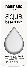 Fragrances, Perfumes, Cosmetics Base & Top Coat 2in1 - Nailmatic Aqua Base & Top