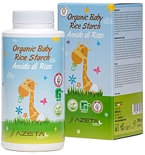 Fragrances, Perfumes, Cosmetics Organic Baby Bath Powder with Rice Starch - Azeta Bio Organic Baby Rice Starch