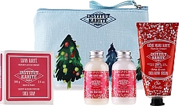 Set - Institut Karite Fleur de Cerisier (sh/gel/50ml + b/milk/50ml + h/cr/75ml + soap/100g + bag) — photo N3