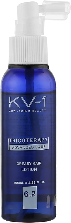 Anti-Oiliness Scalp Lotion 6.2 - KV-1 Tricoterapy Greasy Hair Loton — photo N1