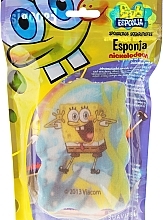 Bath Sponge "SpongeBob", blue-yellow - Suavipiel Sponge Bob Bath Sponge — photo N4