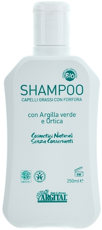 Anti-Dandruff Shampoo for Oily Scalp - Argital Shampoo For Greasy Hair And Anti-Dandruff — photo N1