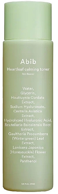 Soothing Face Toner - Abib Heartleaf Calming Toner Skin Booster — photo N1